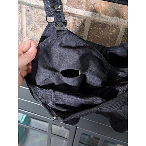 Kindred Bravely Sublime M Super Busty Nursing Hands Free Pumping Bra Black EUC - Picture 6 of 7